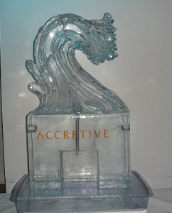 Accretive 2007-ice sculpture