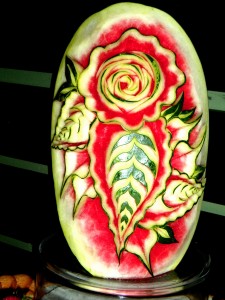 Carved Melon